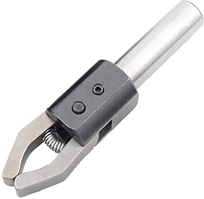 Jieotwice Estrattore per Tornio CNC 16/20/25 mm Alimentatore automatico con Morsetto a Trazione Ad Artiglio Gambo Quadrato E Codolo Tondo Gamma 1-45 mm (25mm barra tonda)