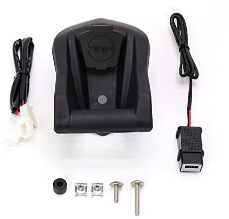 Staffa Navigazione per Yamaha T-Max 530 DX SX T-Max 560 2017-2021 Staffa di Navigazione del Telefono del Motociclo Porta di Ricarica USB Senza Fili del Supporto Porta Telefono Moto