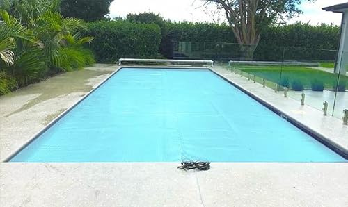 Bâches-Piscines.com Bâche à Bulles 500 microns GeoBubble Cristal Sol-Guard pour Piscine de 10 x 5 m bordée 4 côtés