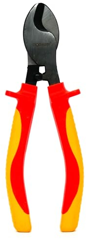 INGDAUM® VDE-Kabelschere/Kabelschneider 6/160 mm, isoliert gegen 1000 V für den professionellen Elektriker, Kältetechniker und Mechantroniker (Kabelschere 6)