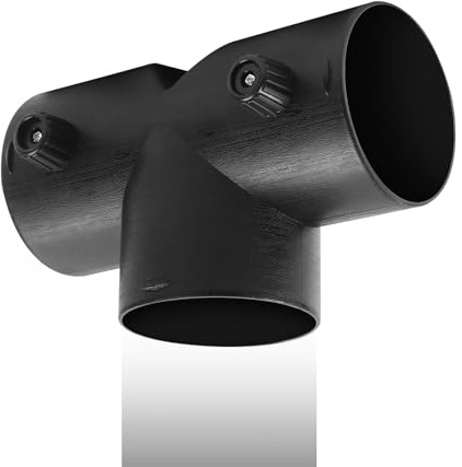 MaxEarn Ø75mm Type-T Duct Connection, Air Heater Diesel Auxiliary Accessories with Double Valve, 3-Way Air Outlet Pipe for Diesel Heater