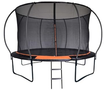 Evo-X Familientrampolin mit Sicherheitsreißverschluss und Netzgehäuse, Premium-Outdoor-Trampolin, einfache Montage, ideal für Kinder und Erwachsene