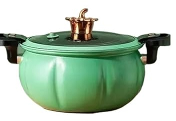 LYP-DEINEOMGS Olla de cocción Lenta y Olla for guisos: Olla térmica aislada, Olla for Sopa: útil y fácil de Limpiar for cocinar en casa(8L,Green)
