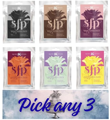 Art Of Cake® Pick Any 3 Squires Kitchen Sugar Florist Paste (SFP)