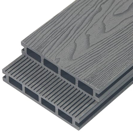 Home Deluxe - WPC Terrassendielen SAMANA PREMIUM - Anthrazit, 50 m² - Inkl. Unterkonstruktion und kompl. Zubehör I Terrassenboden Poolumrandung Balkonbelag