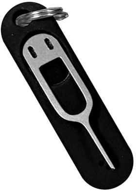 SiiM - Herramienta de extracción de Tarjetas, sacapuntas, Extractor de Tarjetas, Ranura para Tarjetas, Herramienta de Apertura con Llavero extraíble para Smartphones y tabletas