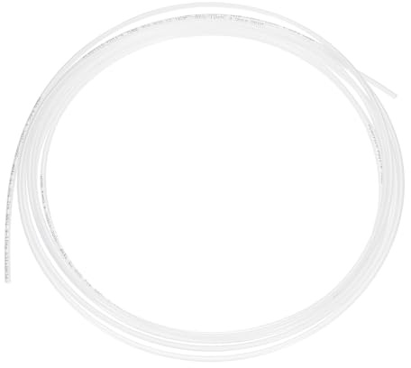 sourcing map Tuyau d'air pneumatique 4 mm de diamètre extérieur x 2,5 mm ID 5 mètres tubes en nylon polyamide pour compresseur d'air, transfert de fluide, transparent