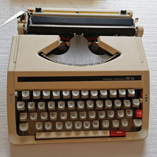 SNBGRYE Klassische Alte Manuelle Schreibmaschine, Mechanische Englische Schreibmaschine, Tragbar Und Einfach Zu Bedienen, Retro-Vintage-Schreibmaschine FüR Schriftsteller