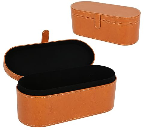 PU-Leder Haartrockner Aufbewahrungsbox für Dyson, harte Reisetasche für Haartrockner Heißluftbürste Haarlockenstab, 33,5 x 13,5 x 13,5 x 13 cm Reise tragbare Aufbewahrungstasche für Dyson Supersonic