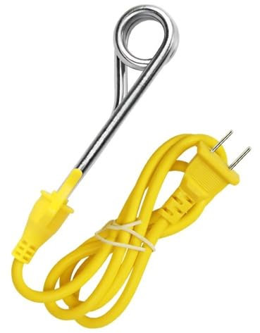 350W 220V Portable Stick Immersion Heater Power Cord Length 1M, Electric Mini Boiling Water Heating Tube Hot Immersion Water Heats up Fast Camping Travel Heater for Coffee Tea Cocoa Milk