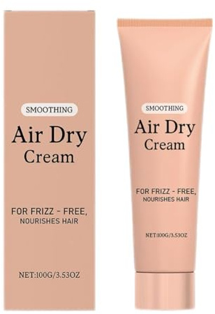 Pflegende Lufttrocknungscreme | Leichte Frizz-Kontrolle und verbesserte Haarstruktur | 100 g Glättungscreme für glänzendes, weiches Haar
