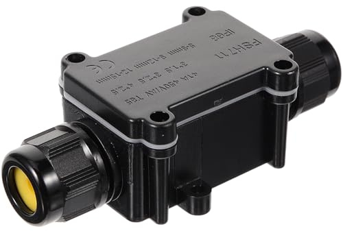 Anneome Junction Box Plastic Outdoor Cable Junction Box for Electrical Use in Garden