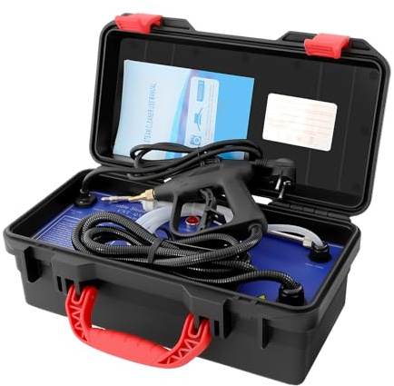 Nettoyeur vapeur 3000 W avec deux modes de nettoyage (vapeur humide et sèche), pression de vapeur de 2 à 3,5 bar, quantité de vapeur réglable, plusieurs brosses