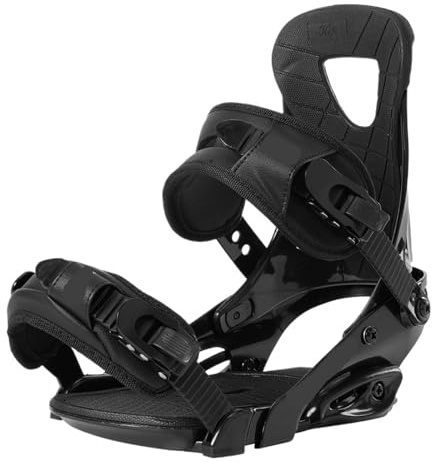 Fijaciones de snowboard para hombre, fijaciones de invierno duraderas para exteriores para un mayor control y comodidad en las pistas