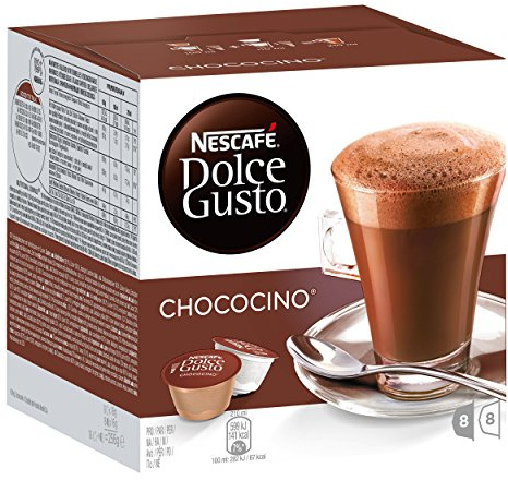 Nescafé Dolce Gusto Chococino Cacao, Capsule au Cacao, Chocolat, 16 Capsules (8 Portions)