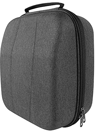 Geekria Shield Case für Over-Ear-Kopfhörer in Großformat, Ersatz-Schutz-Hartschalen-Reise-Transporttasche, kompatibel mit Sennheiser HD820, HD800, Pulse Elite (Dunkelgrau)