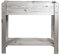 mgc24 Fioriera rialzata in legno di pino antracite/grigio, rettangolare, extra sottile per balcone, 80 x 30 x 78 cm