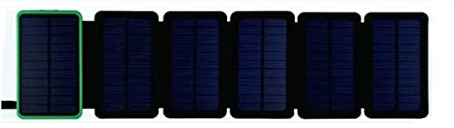 Panneaux Solaires Panneau Solaire Pliant 12W 10W Batterie 30000Mah Celles Solaires Téléphones Universels Power Bank Chargeur Extérieur Externe (6 Panneaux Solaires (12W)) (6 pannea