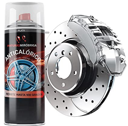 Pintura en Spray Anticalórica - Alta temperatura Mirobriga Color Plata, Spray 400ml.