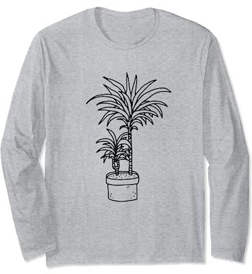 Dragon Tree Dracaena Yucca Palm Lily Long Sleeve T-Shirt