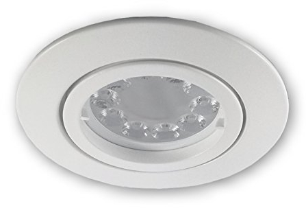 LED Einbaustrahler Spot CCT GU10 dimmbar 68mm Lochbohrung weiss 5,5W 230V 2.4G LED unterstützt ZigBee und ist kompatibel mit Amazon Alexa und Philips Hue