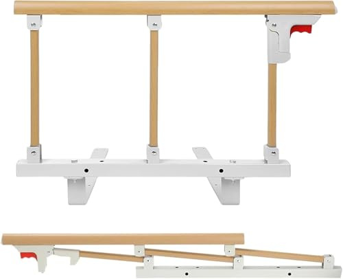 Sofofux Bed Rails for Elderly Adults, Folding Adult Bed Guard Rail, Bed Side Safety Rails, Collapsible Bed Assist Rail, Aid for Getting Out of Bed (67 * 40cm)