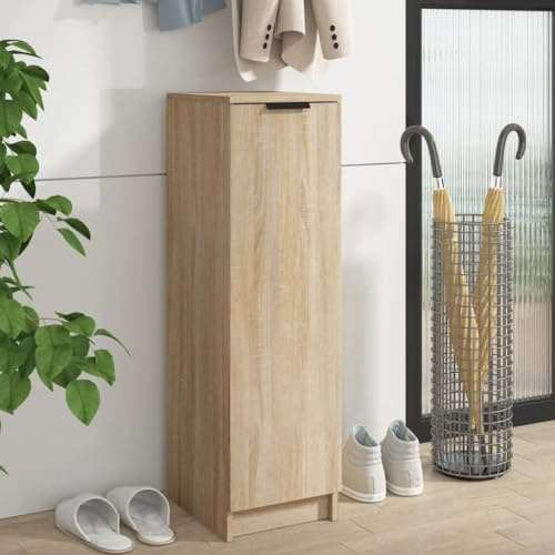 Myheimly Schuhschrank Sonoma-Eiche 30x35x100 cm Holzwerkstoff