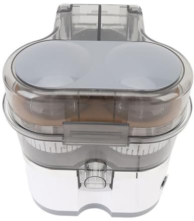 Exprimidor Eléctrico de Cítricos de Doble Cabezal, Exprimidor Portátil, Exprimidor Eléctrico de Cítricos para Naranja, Limón, Kiwi, Uva y Pomelo (WHITE)