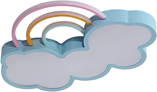 Chandelier Lámpara de Techo con luz cálida LED de Nube de Arco Iris Creativa de Dibujos Animados, lámpara de Techo para Dormitorio Infantil, lámpara de Techo para Dormitorio, Sala de Estar, jardín de