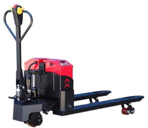 Balance de transpalette Transpalette entièrement électrique batterie au Lithium transpalette classique capacité de 6600Lbs longueur de fourche 46 x 21 poignée multifonction Camion transpalette indus