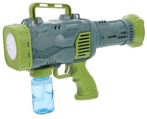 Yardwe 15löcher Handheld Bubble Maker Automatische Seifenblasenmaschine Mit Dinosaurier-Design Für Junge Mädchen Partys Und Sommerveranstaltungen Leicht Zu Bedienen Und Langlebig