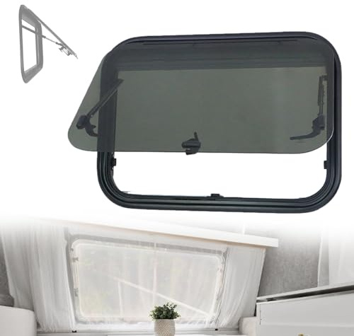 Fenêtre de toit à angle réglable pour camping-car et camping-car – Améliore la ventilation et la lumière naturelle