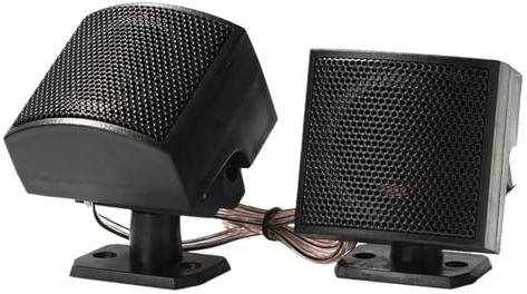 RVIFY 1 Paire de Mini Haut-parleurs Tweeter pour Voiture, DC 12 V, Son Audio réglable, 500 W, klaxon pour Automobile