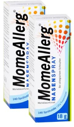 MOMEALLERG Nasenspray 50 μg/Sprühstoß 140 Sprühstoß Set (2x18g)