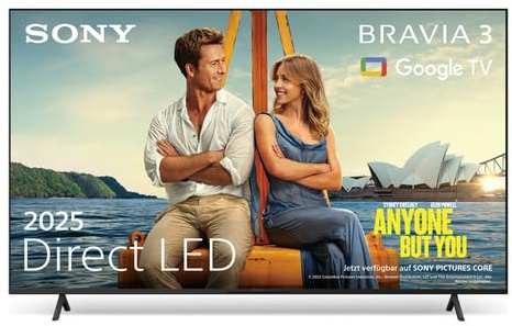 SONY BRAVIA 3 K43S39BP Smart TV LED UHD 43 4K GOOGLE TV SAT DVB-T2, HEVC MAIN 10