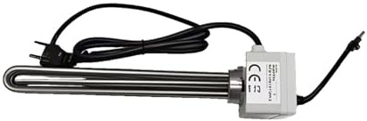 220V 3KW 6KW Stainless Steel Electric Immersion Tubular Heater Element Thermostat Core Component Heating Wire 380V(3KW)