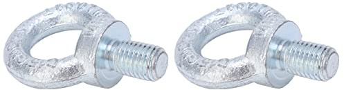 Generic Pernos de Ojo de Hombro de Elevación Resistentes a la Corrosión Tamaño Estándar para la Industria Química de Energía Eléctrica - 2 Pernos de Ojo Marinos (M18)