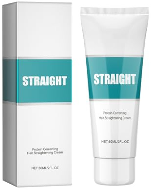 Glatte Haar-Protein-Reparaturcreme | Glättung und Geschmeidigkeit wie im Salon | 60 ml, geeignet für gesundes und geschädigtes Haar