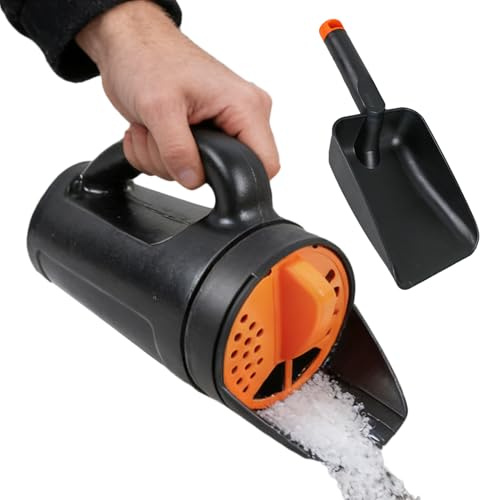 Esparcidores de fertilizantes de mano – Herramienta de esparcir multifuncional, contenedor dispensador, dispositivo de siembra manual portátil | Coctelera de mano para césped, granja, patio, hogar