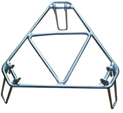 304 rostfritt stål kokkärl - 22,5 x 20 cm bärbar minigrill, eldgrill för