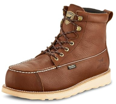Irish Setter, Wingshooter ST, Men's, 6, Waterproof, Non-Metallic Safety Toe, Work Boot, Brown, 10.5 D (Medium)