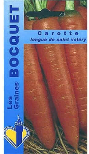 Sachet de graines de Carotte longue de Saint Valéry - 7 g - légume racine - LES GRAINES BOCQUET