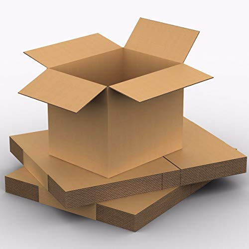 Herso - Pack de 20 Cajas de Cartón 260 x 210 x 100 mm en Canal SIMPLE Reforzado - Cajas mudanza, transporte, almacenaje
