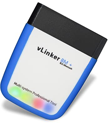 TONWON OBDII Bluetooth, Vgate vLinker BM OBD2 Escáner de Diagnóstico Cheque Luz del Motor para Android, iOS y Windows (Bluetooth 4.0)