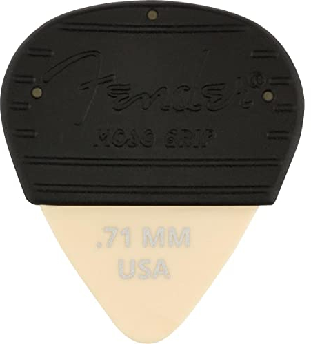 Fender® »MOJO GRIP PICKS - 3 PACK - DURA-TONE DELRIN 351 - .71MM« 3er Pack Plektren für Gitarre - Stärke: .71mm - Farbe: Olympic White