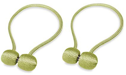 CALAMITA ferma TENDA SMART © TIEBACK fibbia per tende 2 PEZZI - Verde