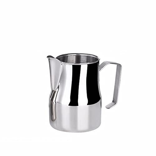 HAODA Bricco per Latte Grande capacità Branking Branking Pitcher Acciaio Inossidabile Caffettiera Caffettiera Accessori per Macchine per caffè Espresso Latte Art Barista Strumenti Semplice