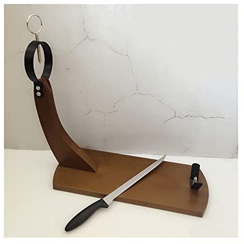 luckxuan Porta Prosciutto/Portaprosciutto Chef in plastica del prosciutto Fai da Te Portacinetto for Barbecue Supporto in Metallo Ristorante Accessori for Cucina Supporto Prosciutto (Color : A)