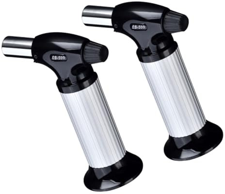 Veemoon Schweißwerkzeug Lb-500 Lötpistole 2 Stück Elektronische Zündung Hochtemperaturbeständig Winddicht Ergonomisch Leicht Tragbar Für Grill Und Outdoor