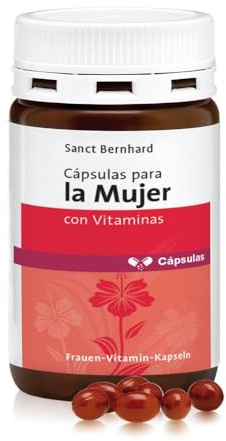 Cápsulas para el Bienestar de la Mujer, apoyo para la Menopausia - Complejo de Ácido Gamma-Linolénico con Vitaminas B para la mujer
